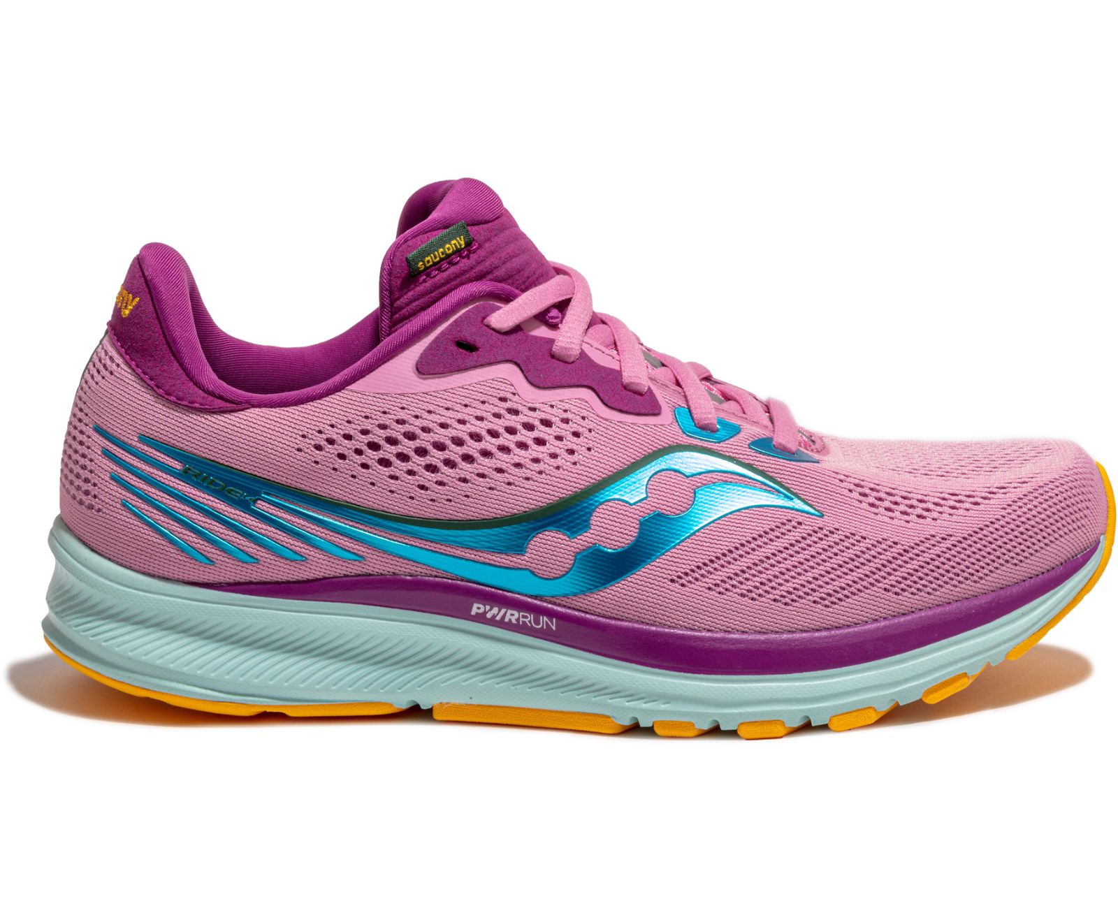 Saucony Ride 14 Women\'s Running Shoes Pink / Purple | Canada 191OKIR